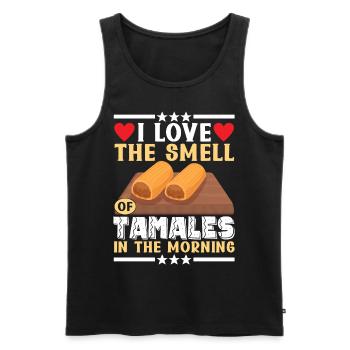 Tamale Mexikanisches Essen Tamale Liebhaber - Männer Premium Bio Tank Top - Schwarz - Vorne - Michal (187cm)