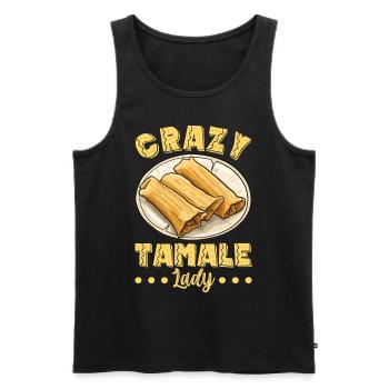 Tamale Mexikanisches Essen Tamale Liebhaber - Männer Premium Bio Tank Top - Schwarz - Vorne - Michal (187cm)