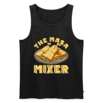 Tamale Cuisine mexicaine Tamale Lover - Débardeur bio Premium Homme - noir - Devant - Michal (187cm)