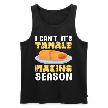 Tamale Cuisine mexicaine Tamale Lover - Débardeur bio Premium Homme - noir - Devant - Michal (187cm)