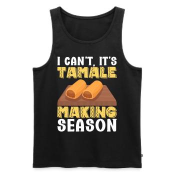 Tamale Cuisine mexicaine Tamale Lover - Débardeur bio Premium Homme - noir - Devant - Michal (187cm)