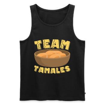 Tamale Cuisine mexicaine Tamale Lover - Débardeur bio Premium Homme - noir - Devant - Michal (187cm)
