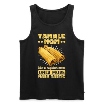Tamale Cuisine mexicaine Tamale Lover - Débardeur bio Premium Homme - noir - Devant - Michal (187cm)