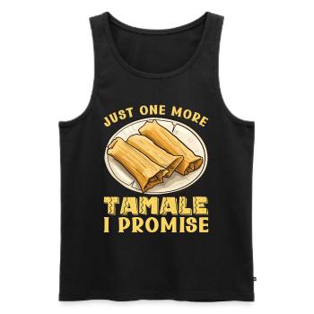 Tamale Cuisine mexicaine Tamale Lover - Débardeur bio Premium Homme - noir - Devant - Michal (187cm)