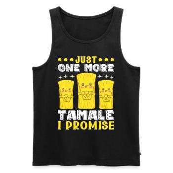 Tamale Cuisine mexicaine Tamale Lover - Débardeur bio Premium Homme - noir - Devant - Michal (187cm)