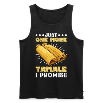 Tamale Cuisine mexicaine Tamale Lover - Débardeur bio Premium Homme - noir - Devant - Michal (187cm)