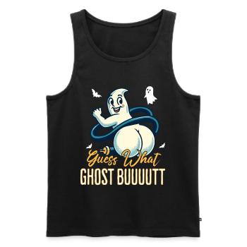 Halloween Costume Spooky Ghosts Lover - Men's Premium Organic Tank Top - black - Front - Michal (187cm)