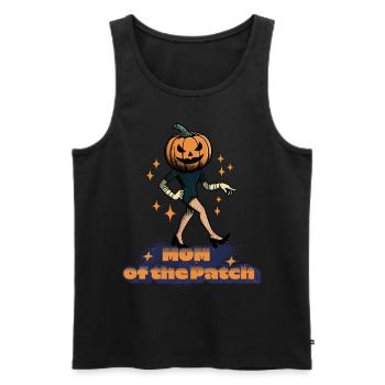Funny Halloween Saying Scary Disguise - Men's Premium Organic Tank Top - black - Front - Michal (187cm)