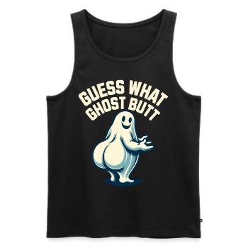 Halloween Costume Funny Ghosts Saying - Men's Premium Organic Tank Top - black - Front - Michal (187cm)