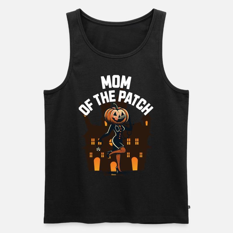 Mutter des Kürbisfelds Lustiger Spruch - Männer Premium Bio Tank Top - Schwarz