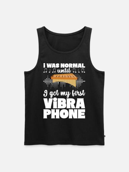 Vibraphon Vibraphonist - Männer Premium Bio Tank Top - Schwarz
