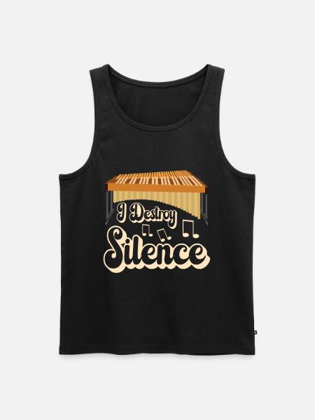 Vibraphon Vibraphonist - Männer Premium Bio Tank Top - Schwarz