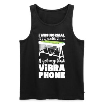 Vibraphon Vibraphonist - Männer Premium Bio Tank Top - Schwarz - Vorne - Michal (187cm)