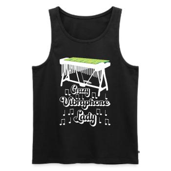 Vibraphon Vibraphonist - Männer Premium Bio Tank Top - Schwarz - Vorne - Michal (187cm)