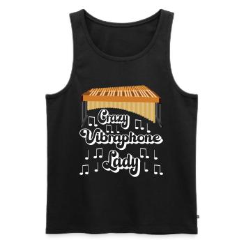 Vibraphon Vibraphonist - Männer Premium Bio Tank Top - Schwarz - Vorne - Michal (187cm)