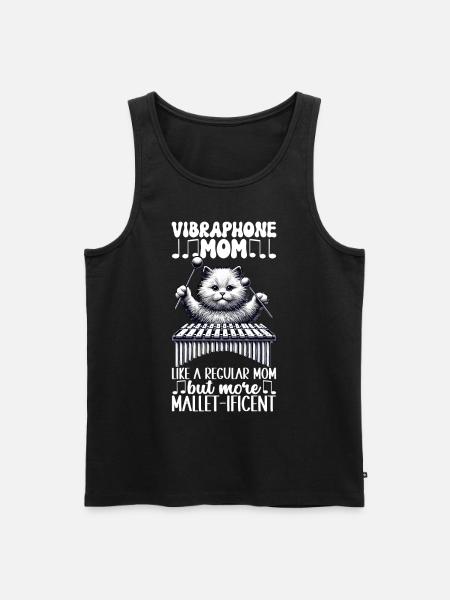Vibraphon, vibraphonist - Men's Premium Organic Tank Top - black