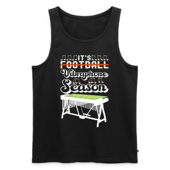 Vibraphon Vibraphonist - Männer Premium Bio Tank Top - Schwarz - Vorne - Michal (187cm)