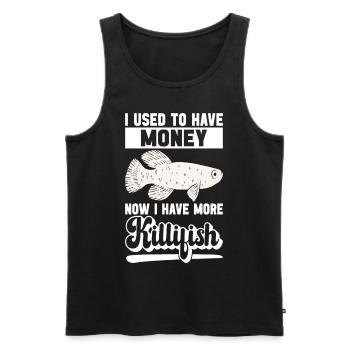 Killifisch Quarium Fische - Männer Premium Bio Tank Top - Schwarz - Vorne - Michal (187cm)