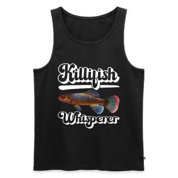 Killifisch Quarium Fische - Männer Premium Bio Tank Top - Schwarz - Vorne - Michal (187cm)