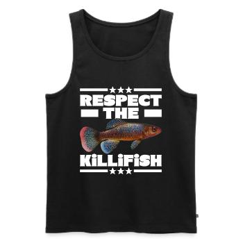 Killifisch Quarium Fische - Männer Premium Bio Tank Top - Schwarz - Vorne - Michal (187cm)