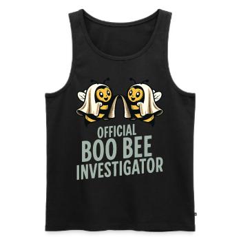 Offizieller Bienen Untersucher Lustiger Spruch - Männer Premium Bio Tank Top - Schwarz - Vorne - AI Model Male 178 light (178cm)
