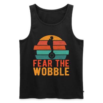 EUC Monowheel - Men's Premium Organic Tank Top - black - Front - Michal (187cm)