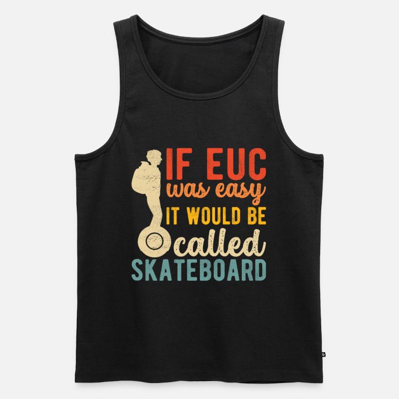 EUC Monowheel - Men's Premium Organic Tank Top - black
