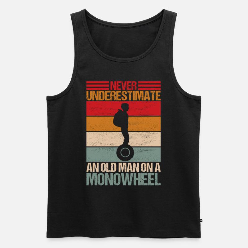 EUC Monowheel - Männer Premium Bio Tank Top - Schwarz