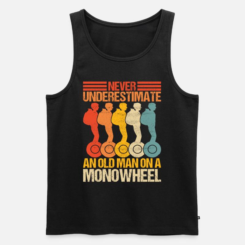 EUC Monowheel - Männer Premium Bio Tank Top - Schwarz