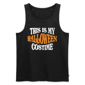 This Is My Halloween Costume - Fun for All Ages - Men's Premium Organic Tank Top - black - Front - AI Model Male 178 light (178cm)