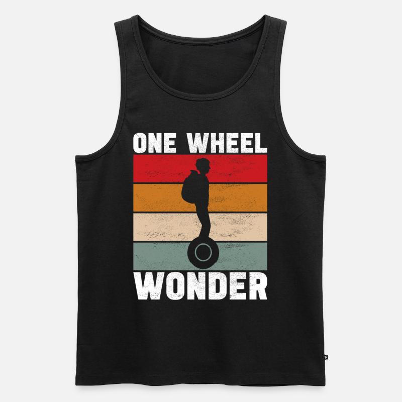 EUC Monowheel - Männer Premium Bio Tank Top - Schwarz