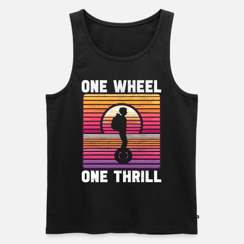 EUC Monowheel - Männer Premium Bio Tank Top - Schwarz