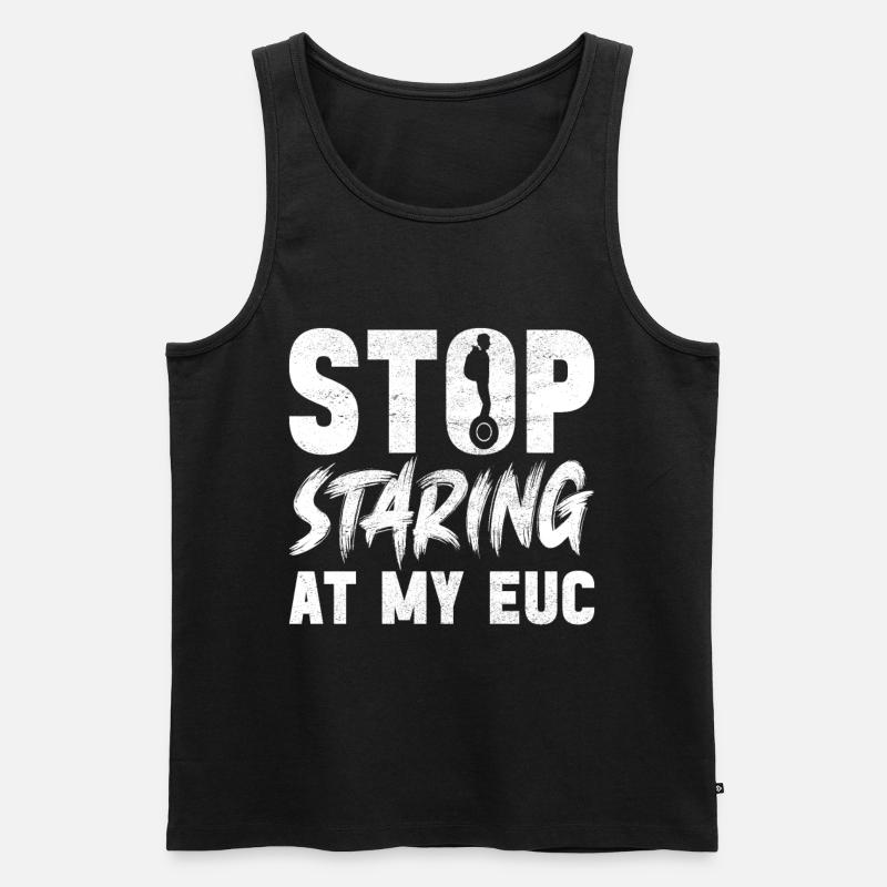 EUC Monowheel - Männer Premium Bio Tank Top - Schwarz