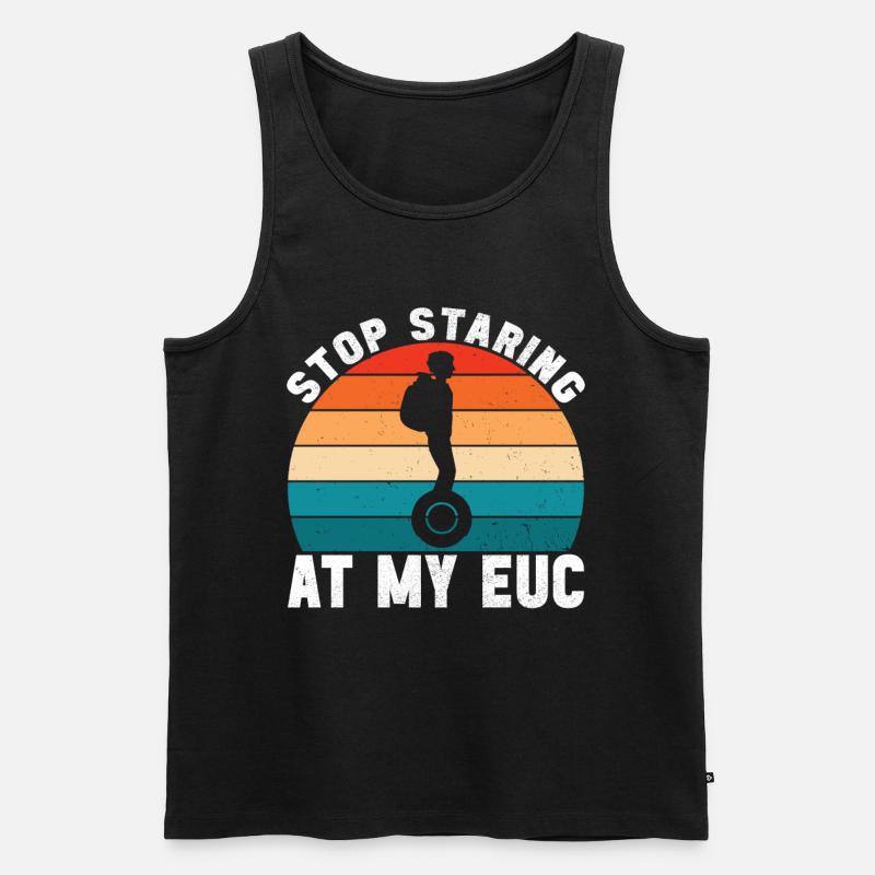 EUC Monowheel - Men's Premium Organic Tank Top - black