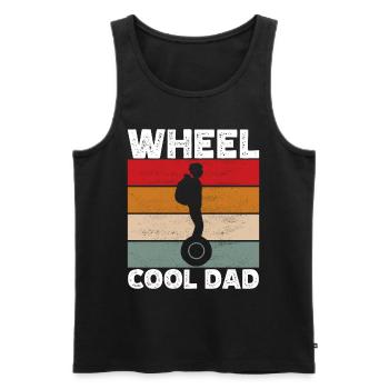 EUC Monowheel - Men's Premium Organic Tank Top - black - Front - Michal (187cm)