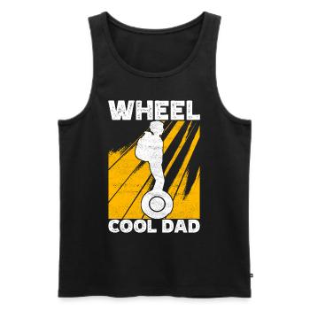 EUC Monowheel - Men's Premium Organic Tank Top - black - Front - Michal (187cm)