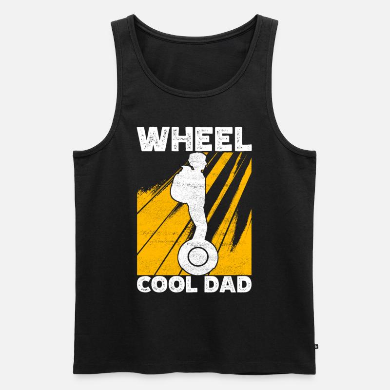 EUC Monowheel - Men's Premium Organic Tank Top - black