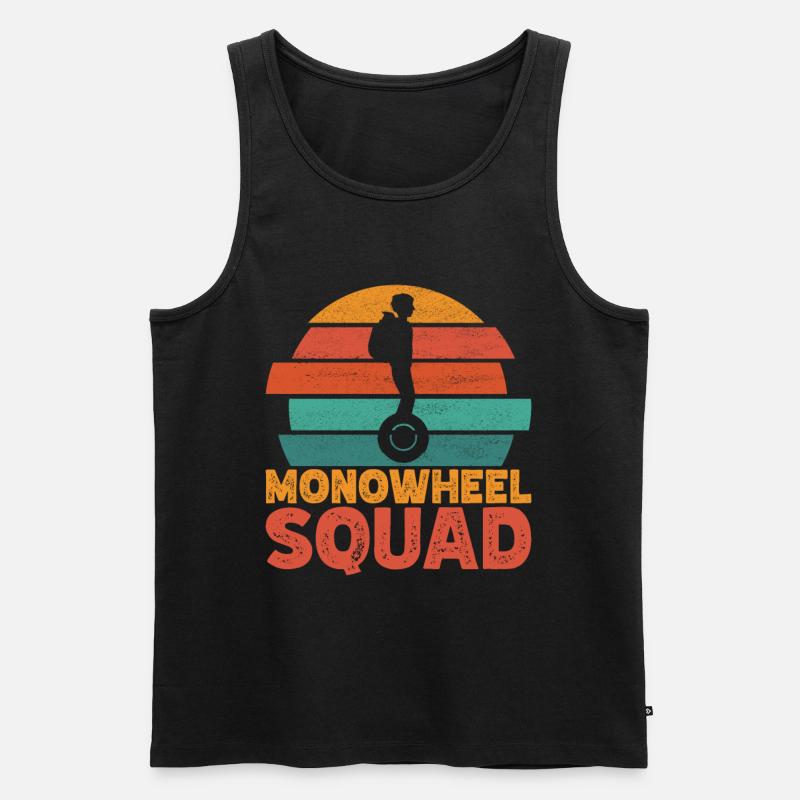 EUC Monowheel - Men's Premium Organic Tank Top - black