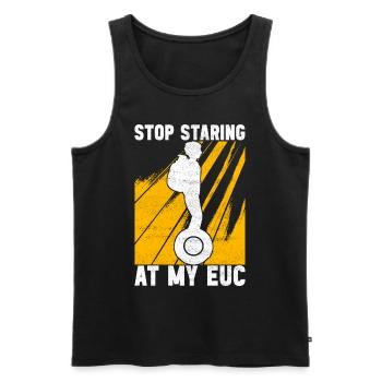 EUC Monowheel - Men's Premium Organic Tank Top - black - Front - Michal (187cm)