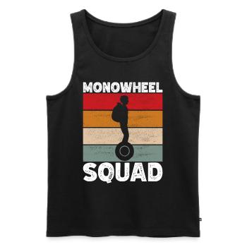 EUC Monowheel - Men's Premium Organic Tank Top - black - Front - Michal (187cm)