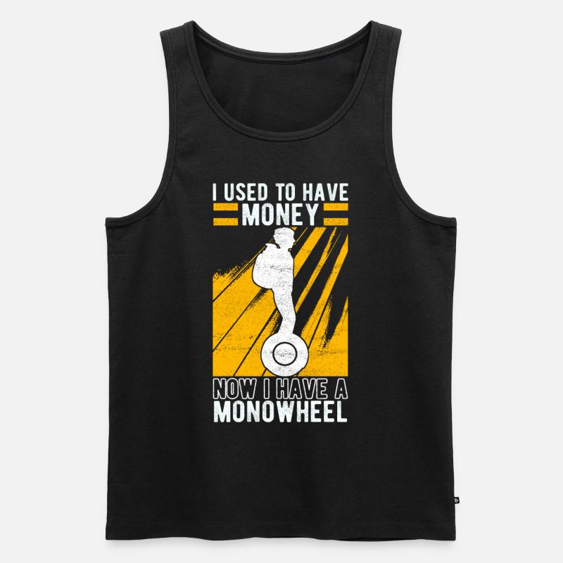EUC Monowheel - Männer Premium Bio Tank Top - Schwarz