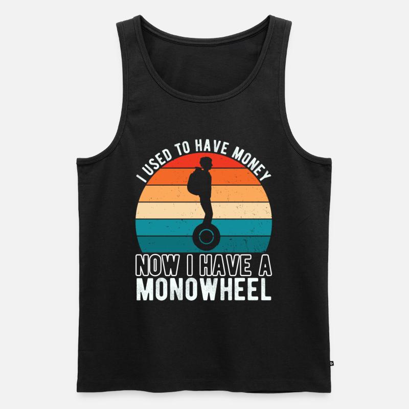 EUC Monowheel - Männer Premium Bio Tank Top - Schwarz