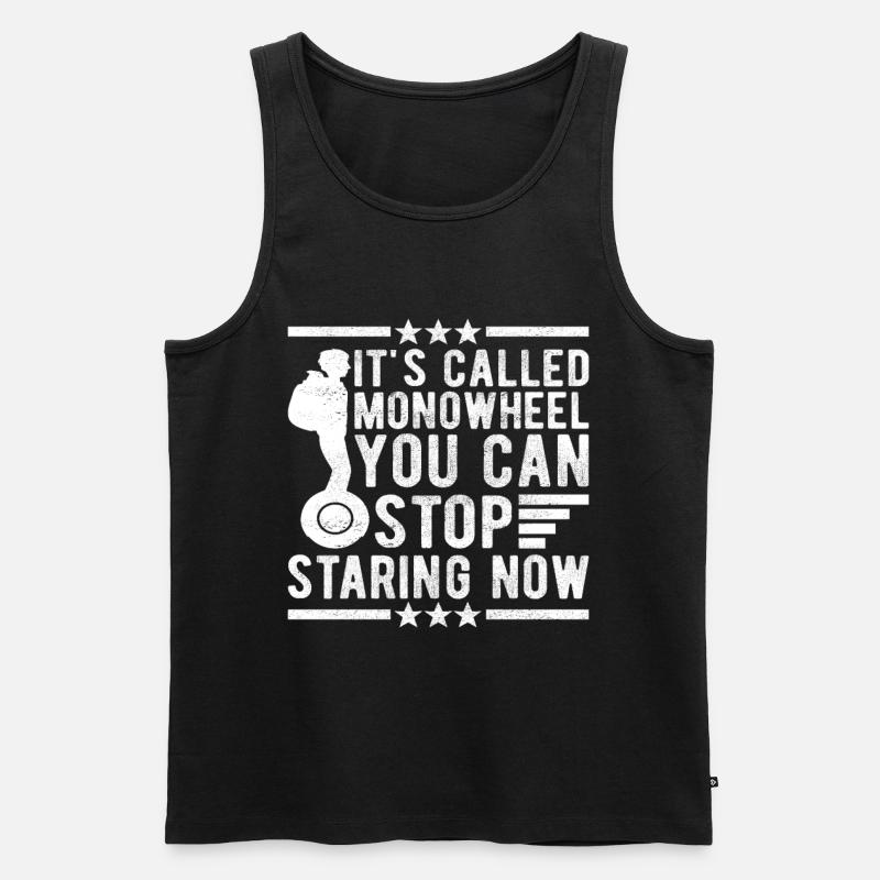 EUC Monowheel - Men's Premium Organic Tank Top - black
