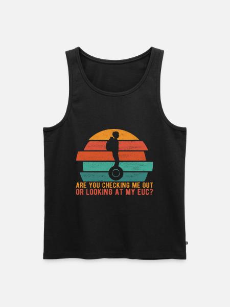 EUC Monowheel - Men's Premium Organic Tank Top - black