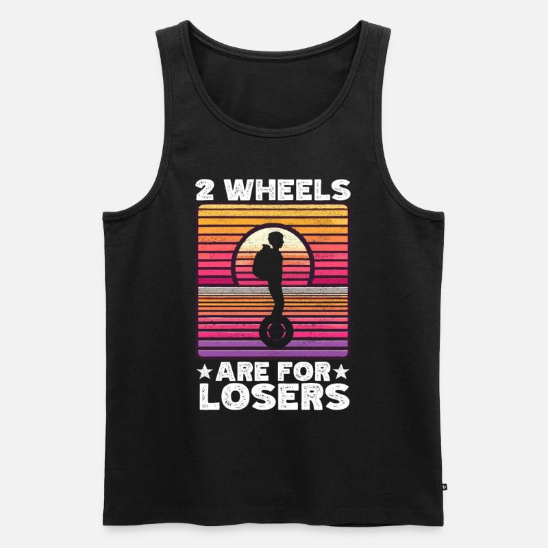 EUC Monowheel - Männer Premium Bio Tank Top - Schwarz