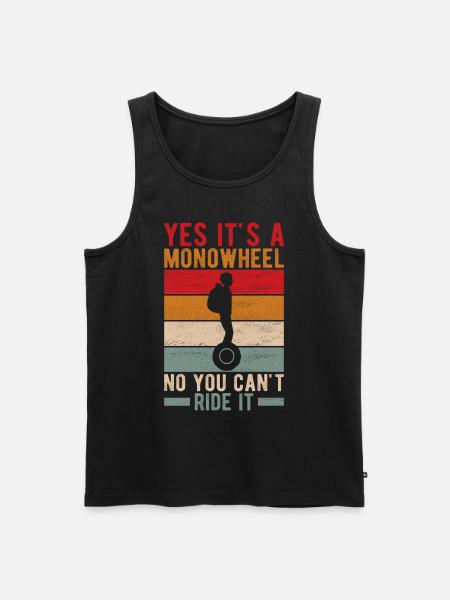 EUC Monowheel - Men's Premium Organic Tank Top - black