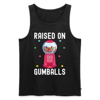 Gumball Machine Kaugummiautomat - Männer Premium Bio Tank Top - Schwarz - Vorne - AI Model Male 178 light (178cm)