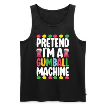 Gumball Machine Kaugummiautomat - Männer Premium Bio Tank Top - Schwarz - Vorne - Michal (187cm)