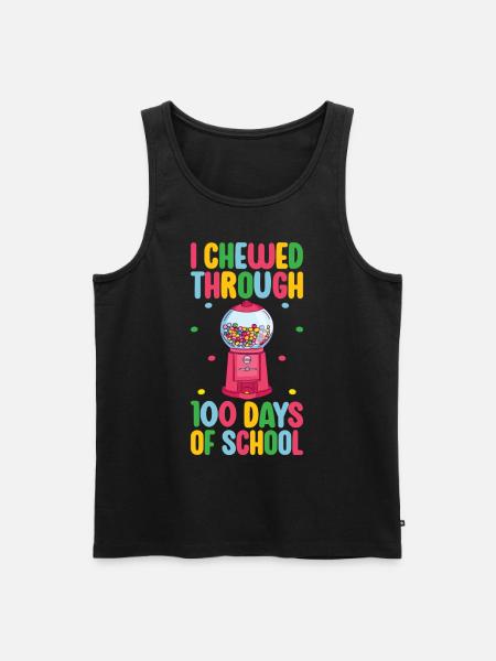 Gumball Machine Chewing Gum Machine - Men's Premium Organic Tank Top - black