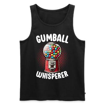 Gumball Machine Kaugummiautomat - Männer Premium Bio Tank Top - Schwarz - Vorne - AI Model Male 178 light (178cm)